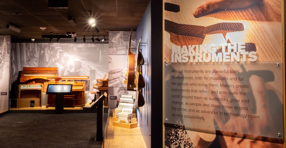 Gallery introduction panel for Gallery One at Musuem of Making Music